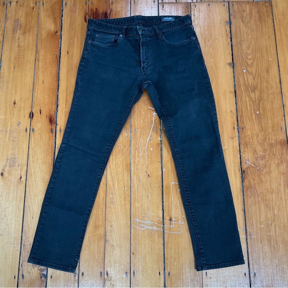 Bonobos black tailored jeans (34 x 32)